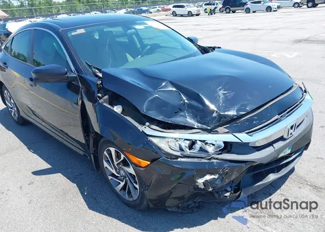 2018 Honda Civic Ex из США, поврежденный, VIN 2HGFC2F72JH551627